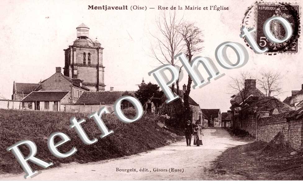 rue de la mairie et eglise