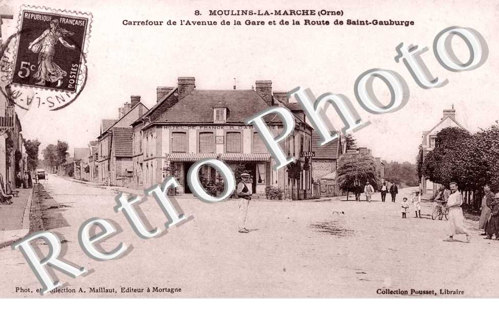 Carrefour de l&#039;Avenue de la Gare et Route de Saint Gauburge