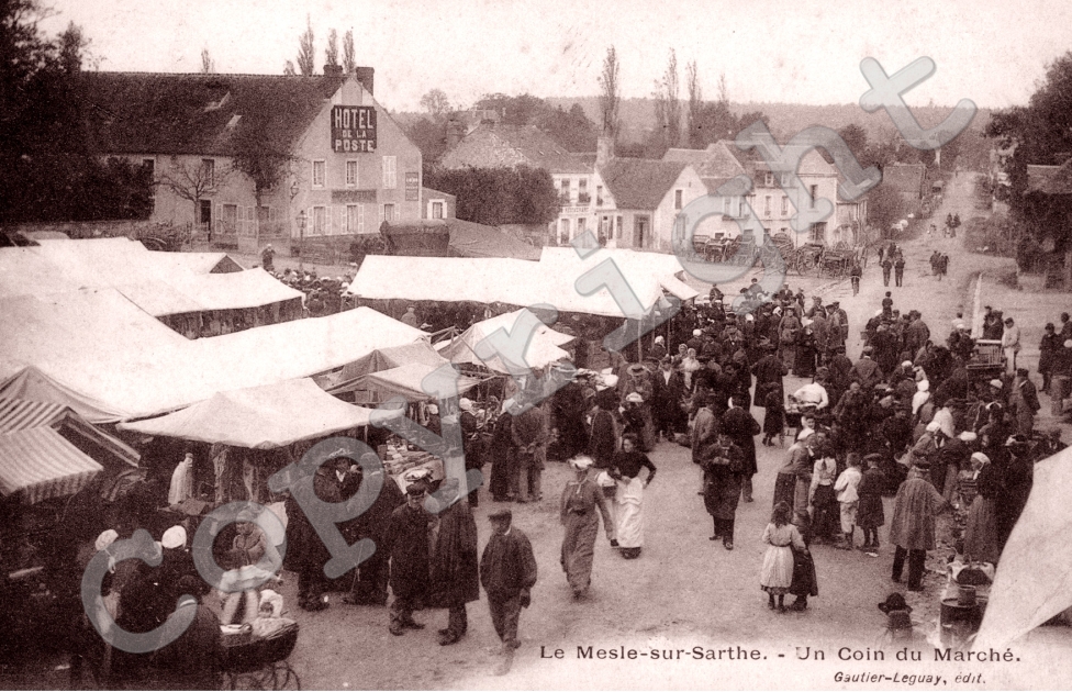 un coin du marche