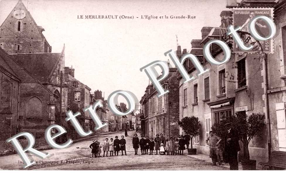 l&#039;eglise et la grande rue