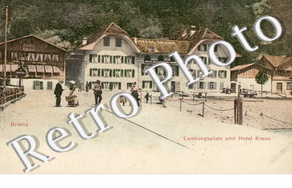 Landungsplatz und Hotel Kreuz