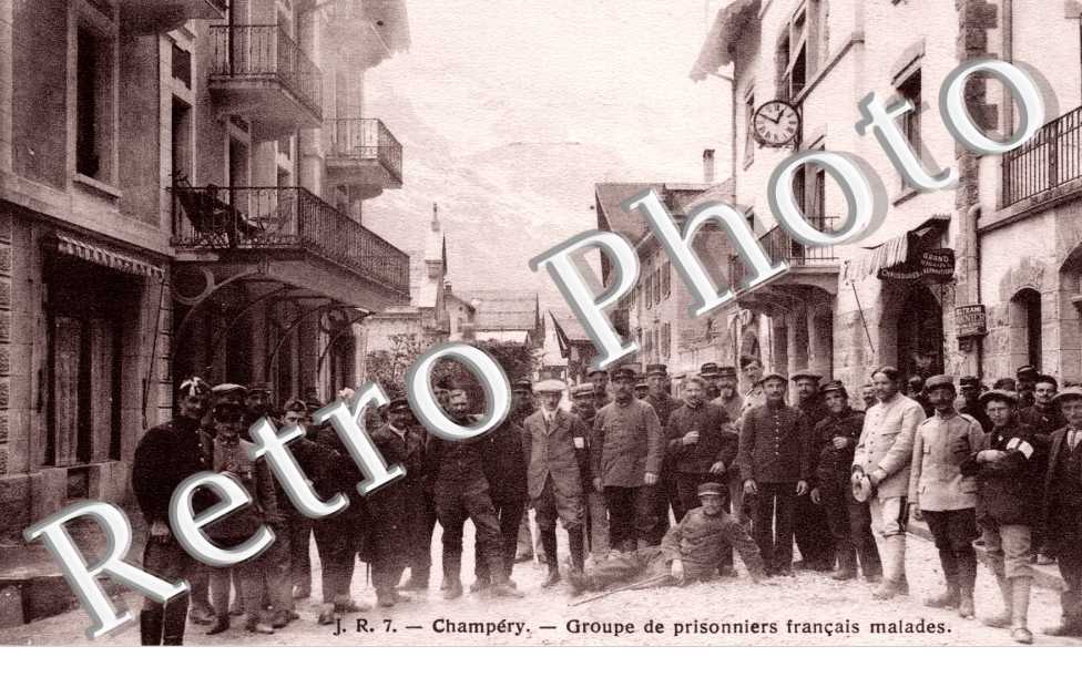 Groupe de prisonniers francais malades