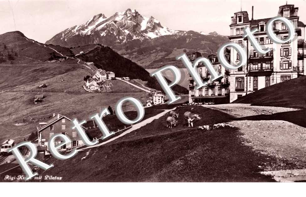 Rigi-Kulm mit Pilatus
