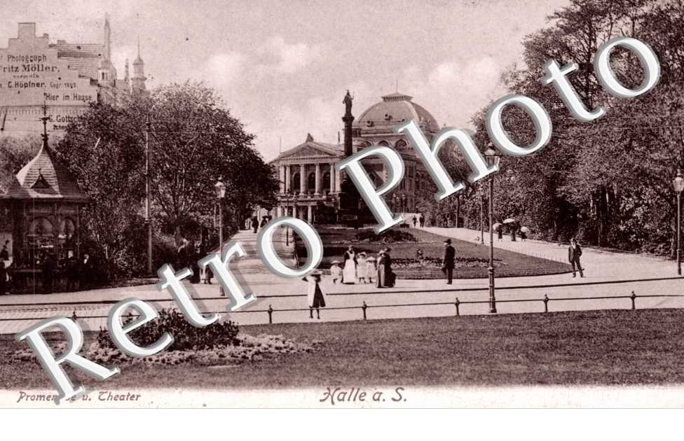 Halle a. S., promenade und Theater