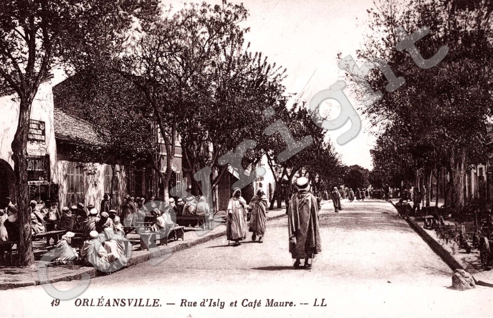 rue d&#039;Isly et Cafe Maure