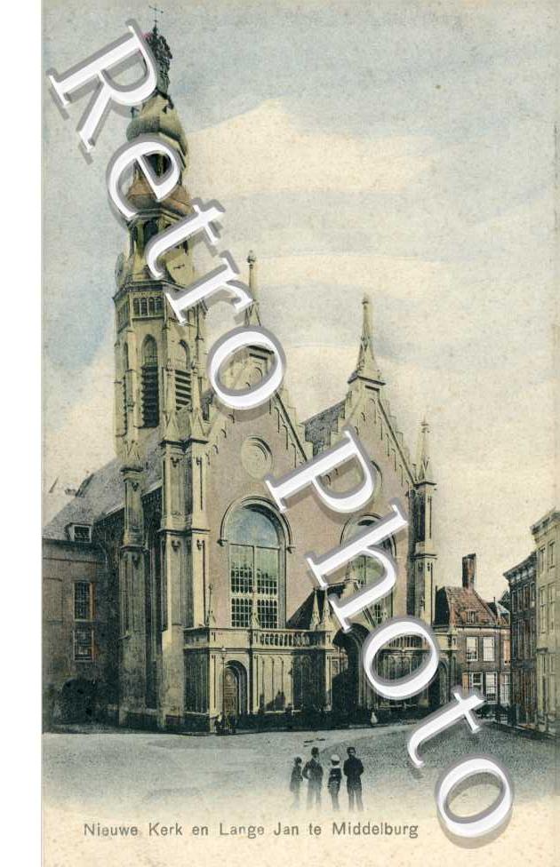 Nieuwe Kerk en Lange  Jan Middelburg