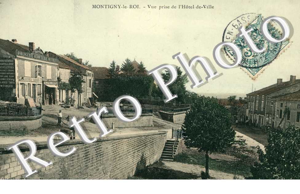vue prise de l&#039;hotel de ville - carte couleur