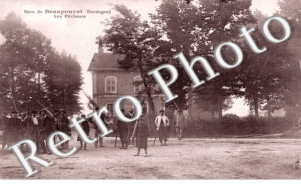 Gare de Beaupouyet - Les pecheurs