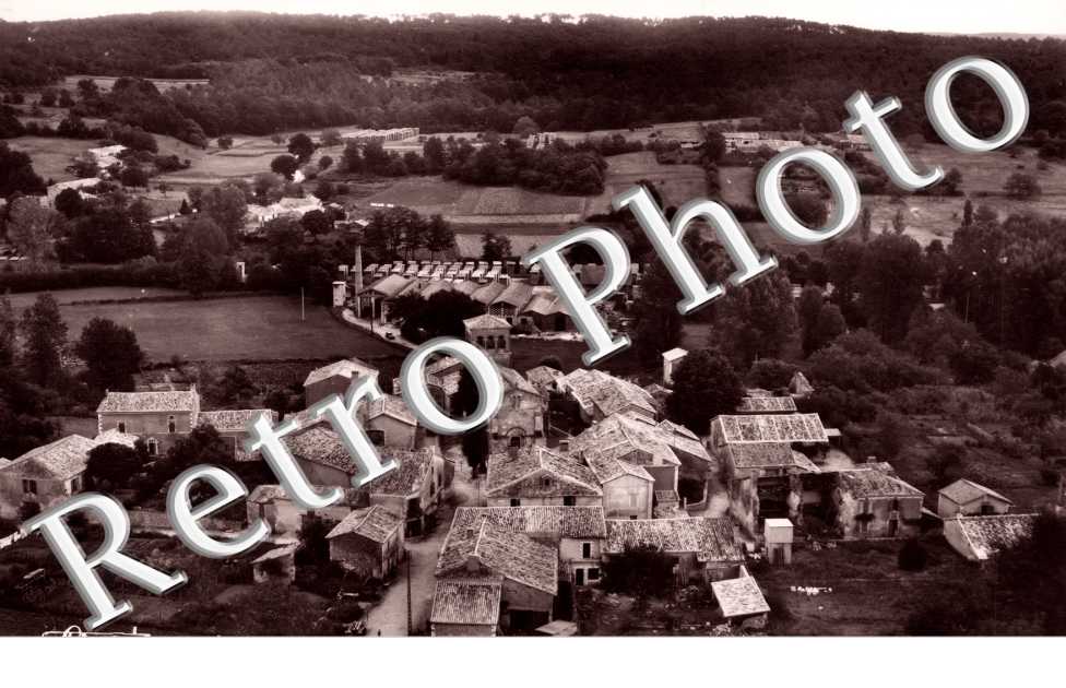 vue aerienne prise du couchant
