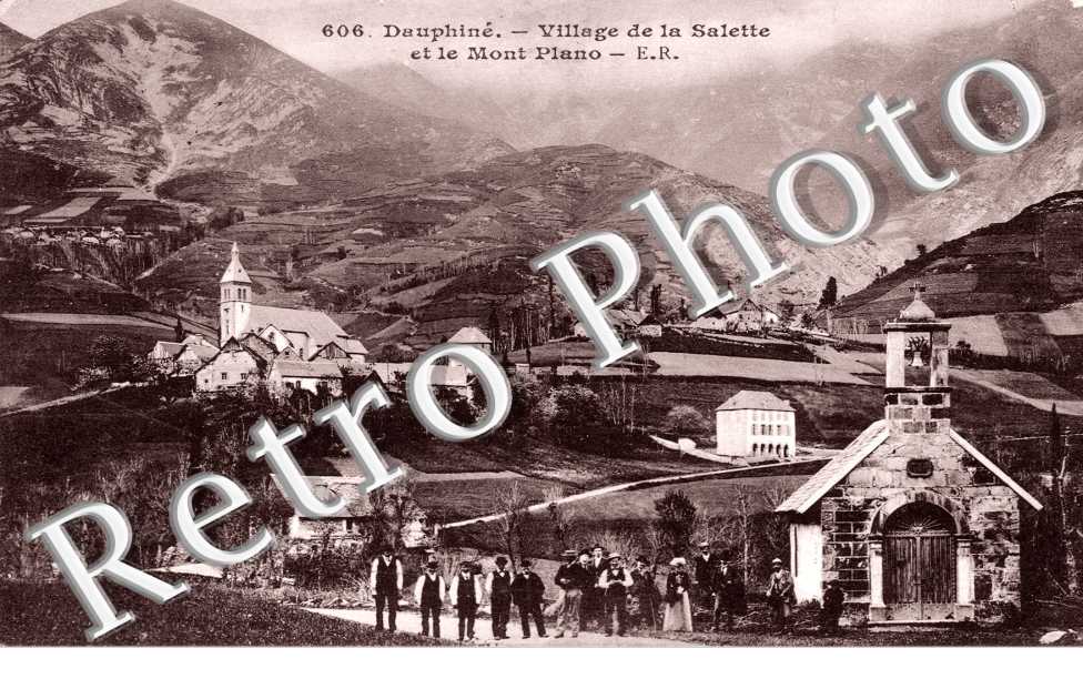 Village de la Salette et le Mont Plano