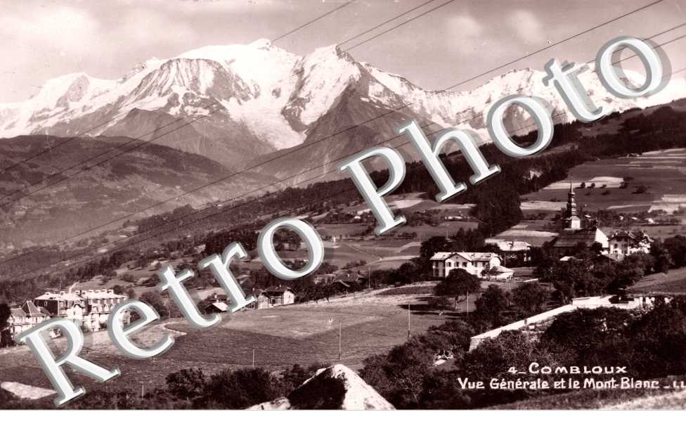 Vue Générale et le Mont Blanc