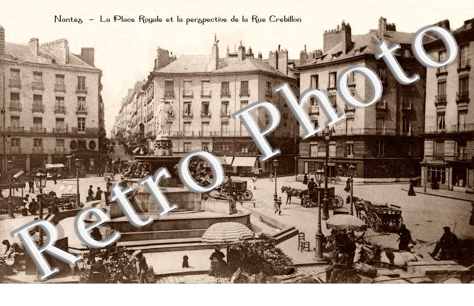 LA PLACE ROYALE ET LA PERSPECTIVE DE LA RUE CREBILLON