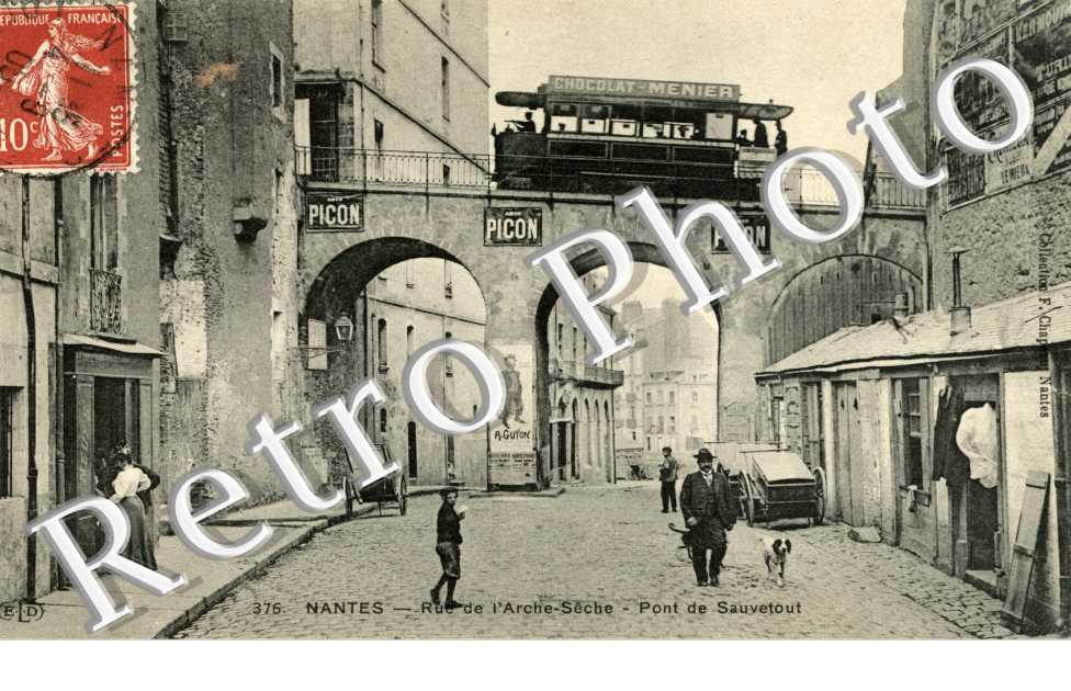 cadeau original avec photo LA RUE DE L ARCHE SECHE ET LE PONT