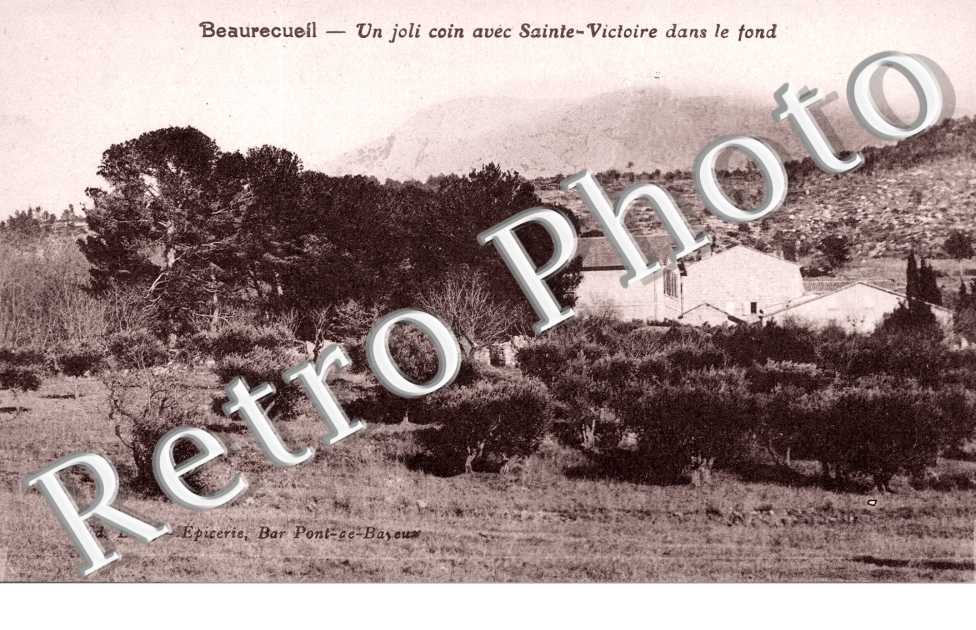 Un joli coin avec Sainte-Victoire dans le fond