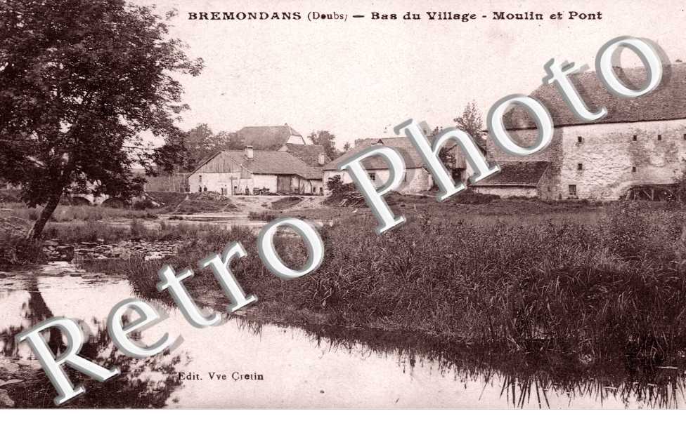Bas du village - Moulin et Pont