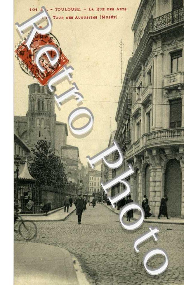 la rue des Arts et la tour des Augustins
