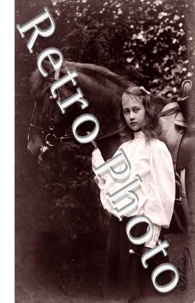 princesse avec cheval