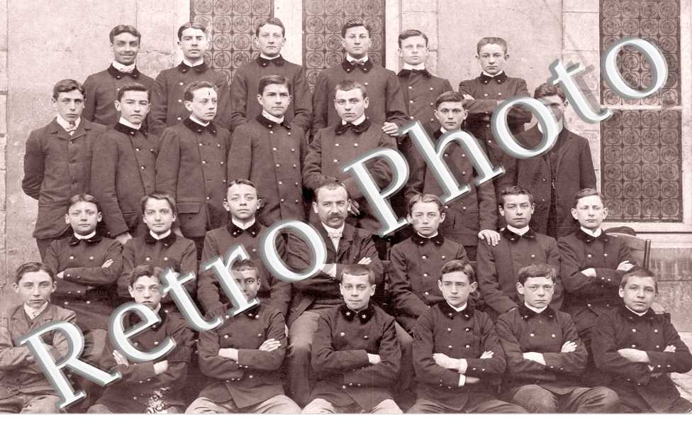 groupe d'écoliers 1907