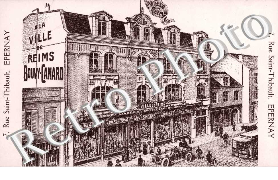 A la ville de Reims Bouvy-Canard  7 rue Saint-Thibault