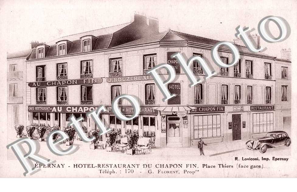 Hôtel Restaurant du Chapon Fin Place Thiers
