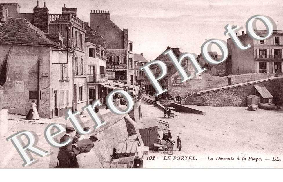 La descente a la plage