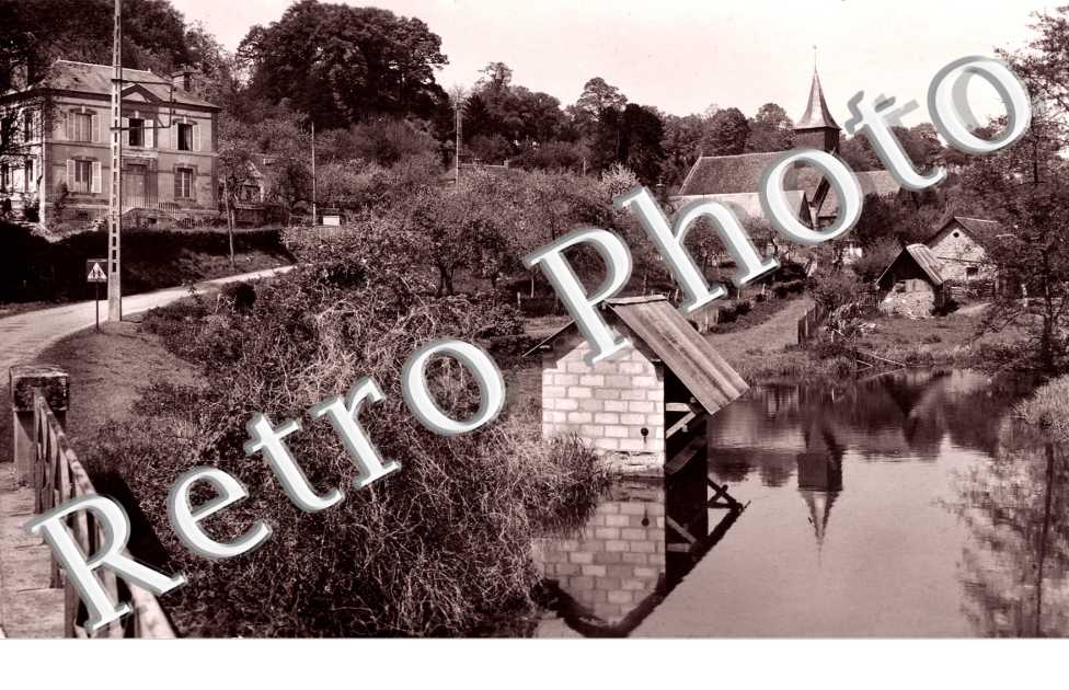 Une belle vue avec église en fond