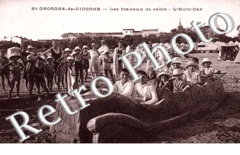 les travaux de sable - l&#039;autocar