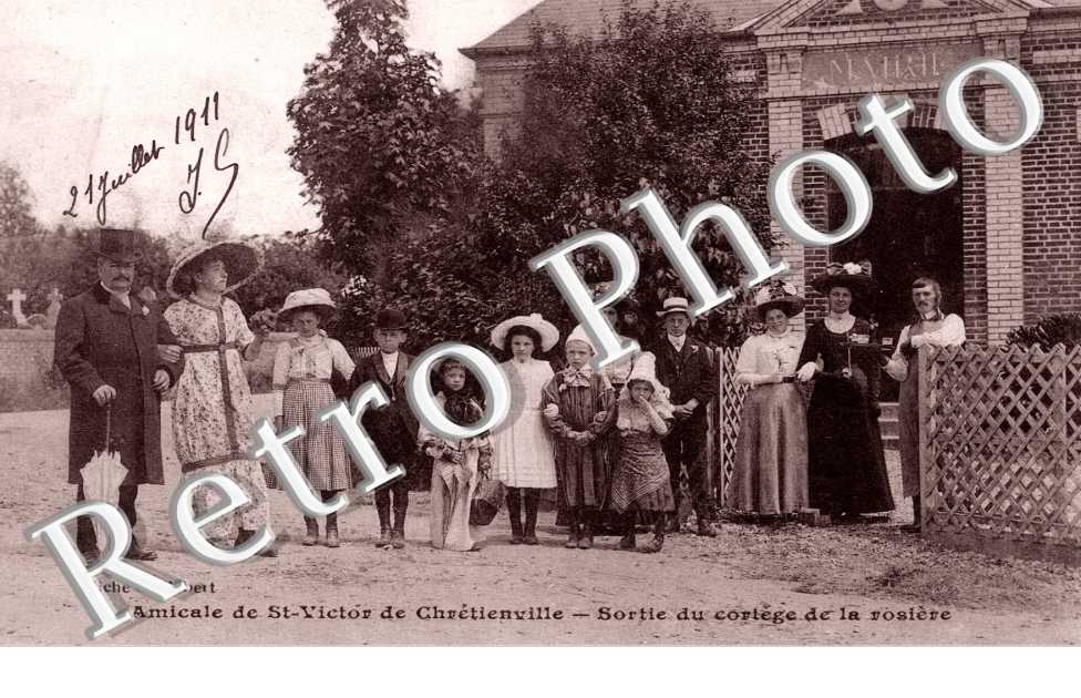 Amicale -  Sortie du cortege de la Rosiere