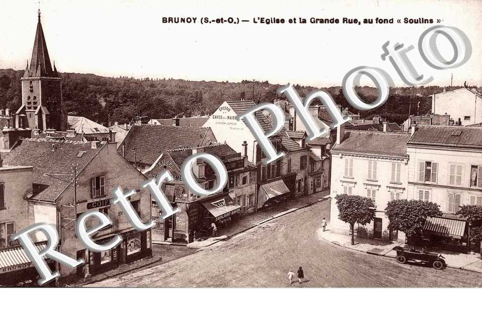 l&#039;eglise et la grande rue