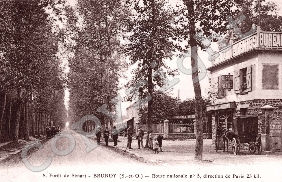 route nationale - foret de Senart