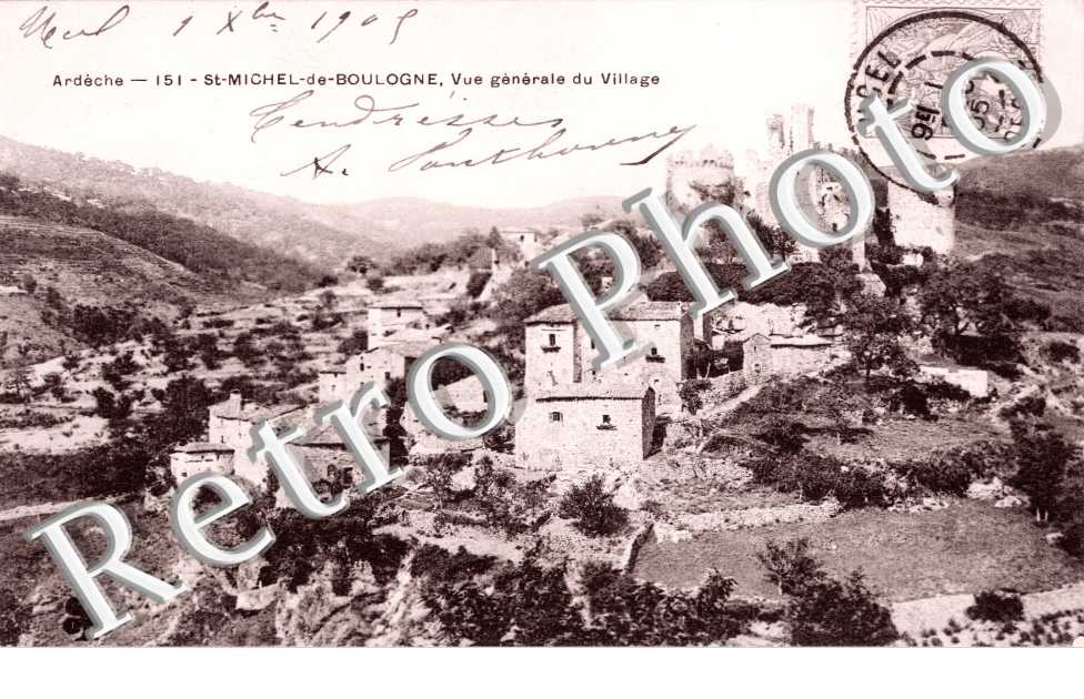 Vue générale du village