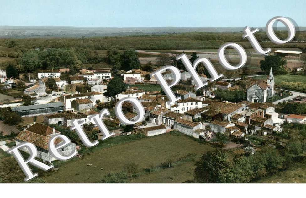 le bourg Vue aerienne