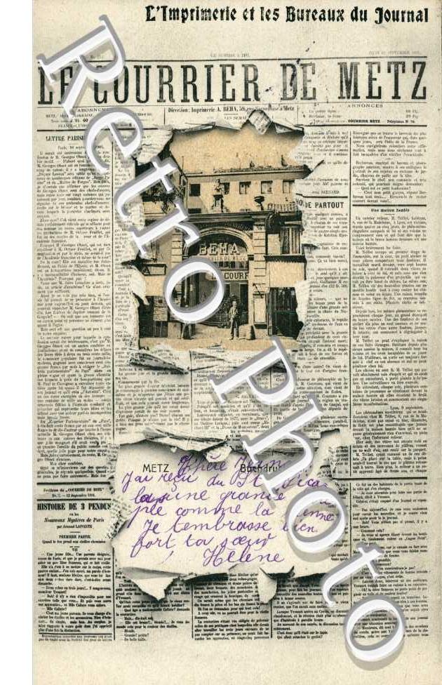 Le Courrier de Metz -  L&#039;imprimerie et les bureaux du Journal