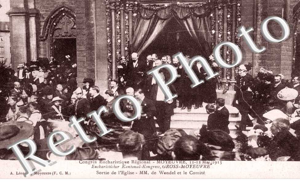 Congres Eucharistique Regional - 11-12 Mai 1913 - Sortie de l&#039;Eglise