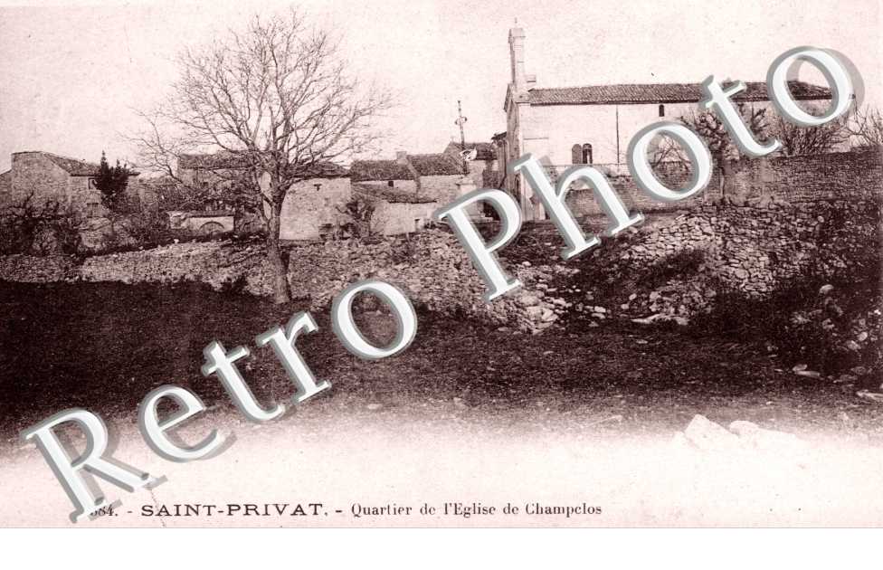 quartier de l&#039;eglise de Champclos