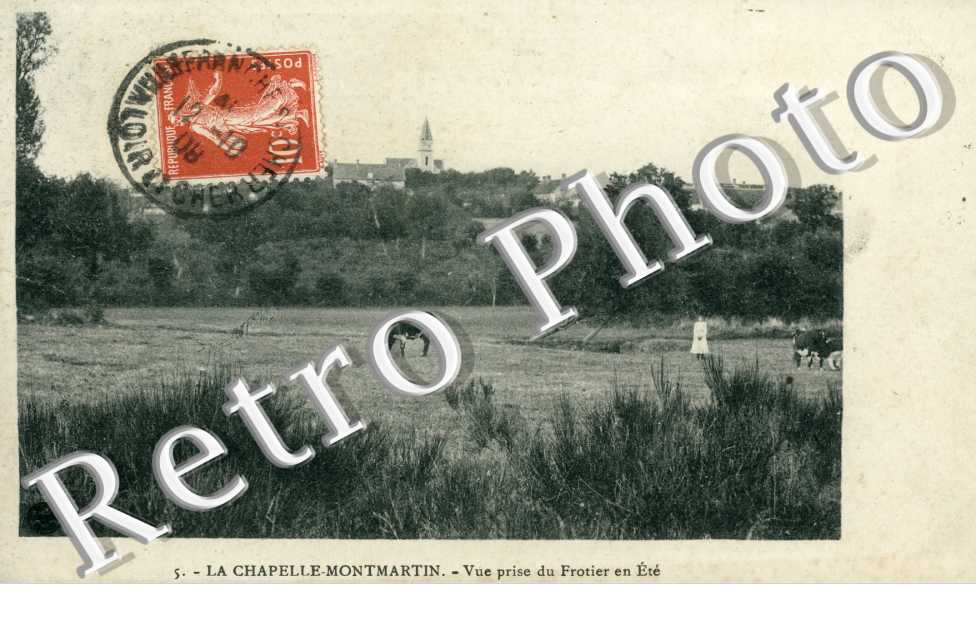 vue prise du Frotier en été