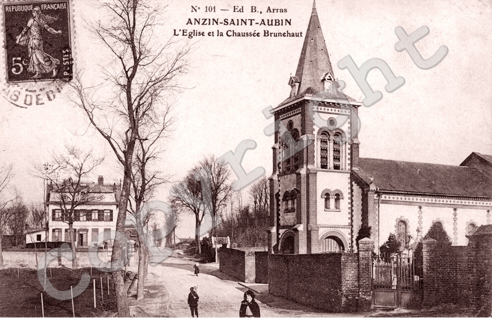 l&#039;Eglise et la ChaussÃ©s Brunehaut