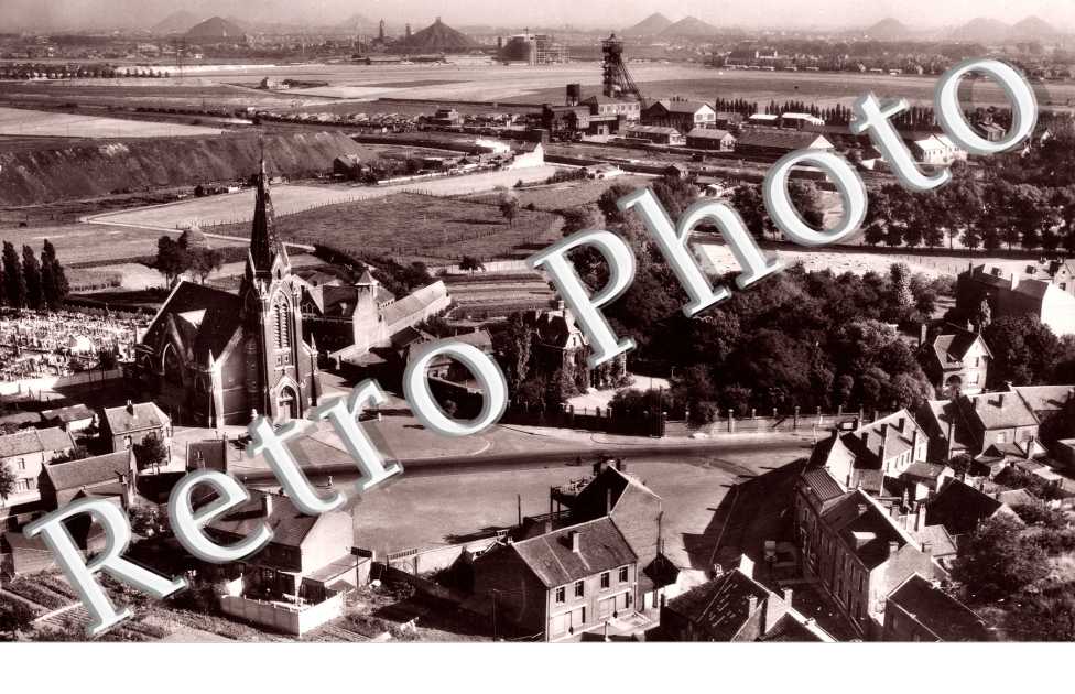 vue aerienne Le centre
