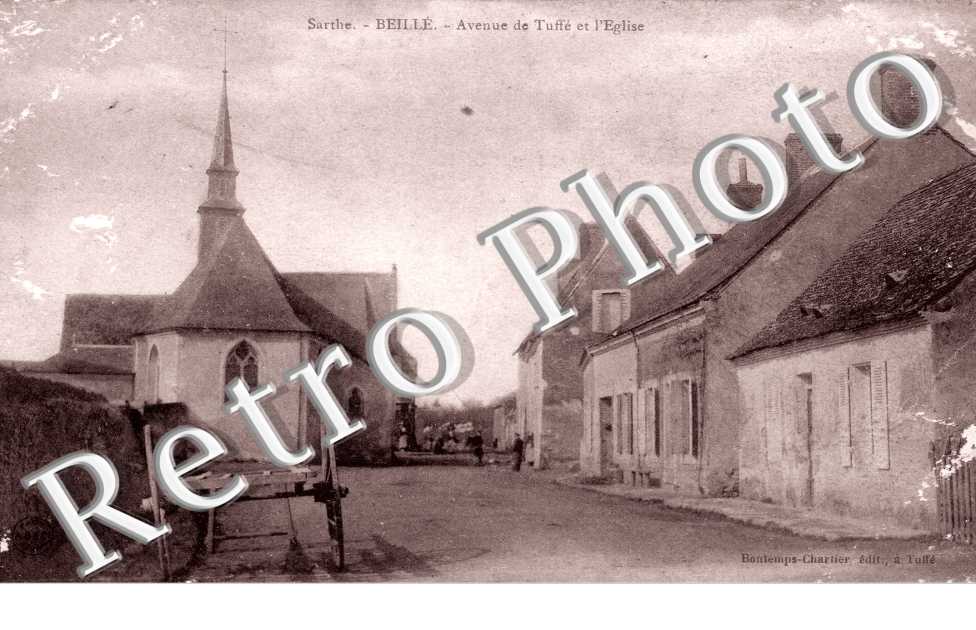 avenue de Tuffé et l&#039;église