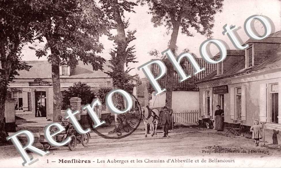 MONFLIERES Les auberges et les chemins d&#039;Abbeville et de Bellancourt