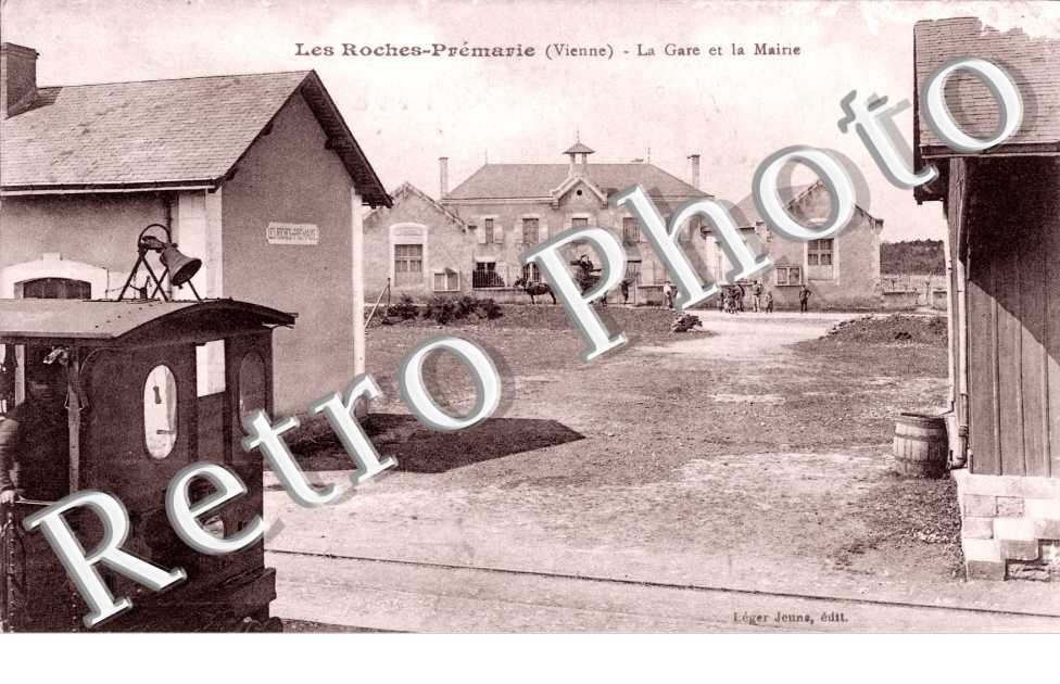 la gare et la mairie