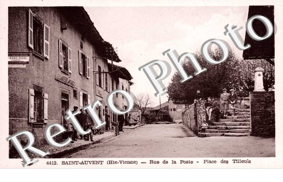 rue de la Poste Place des Tilleuls