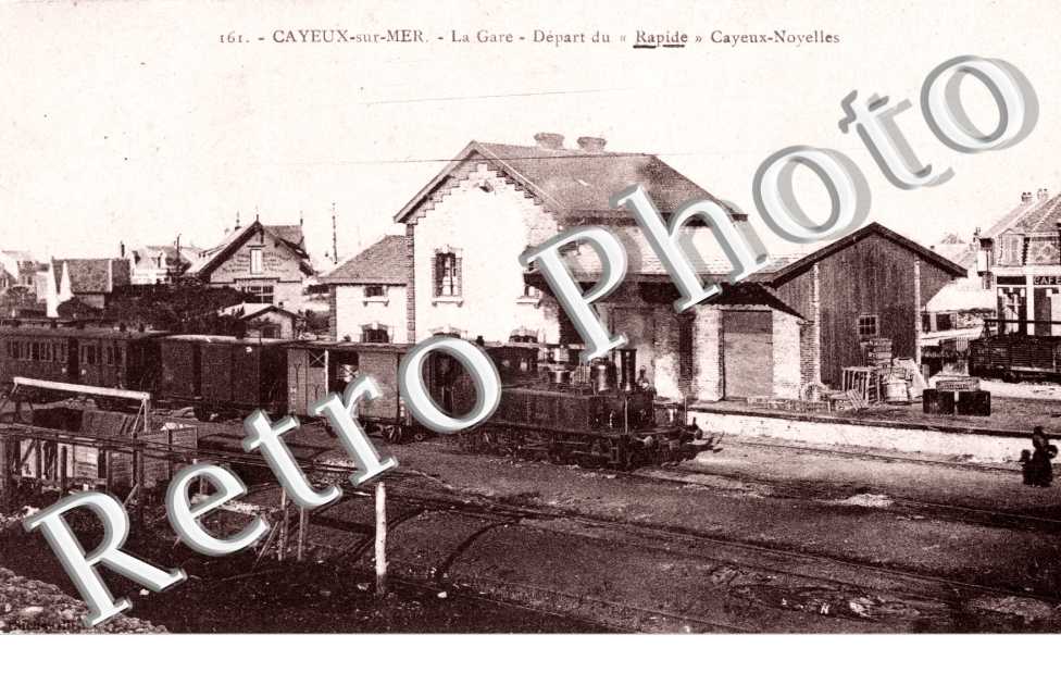 la gare Depart du Rapide Cayeux-Noyelles