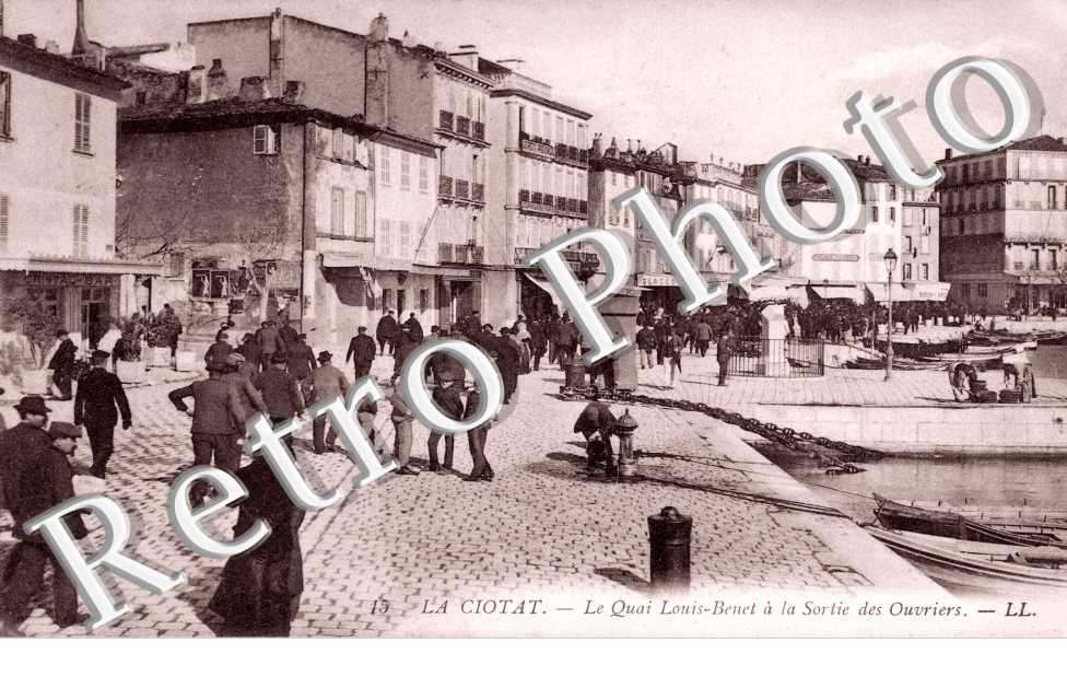 La quai Louis Benet a la sortie des ouvriers