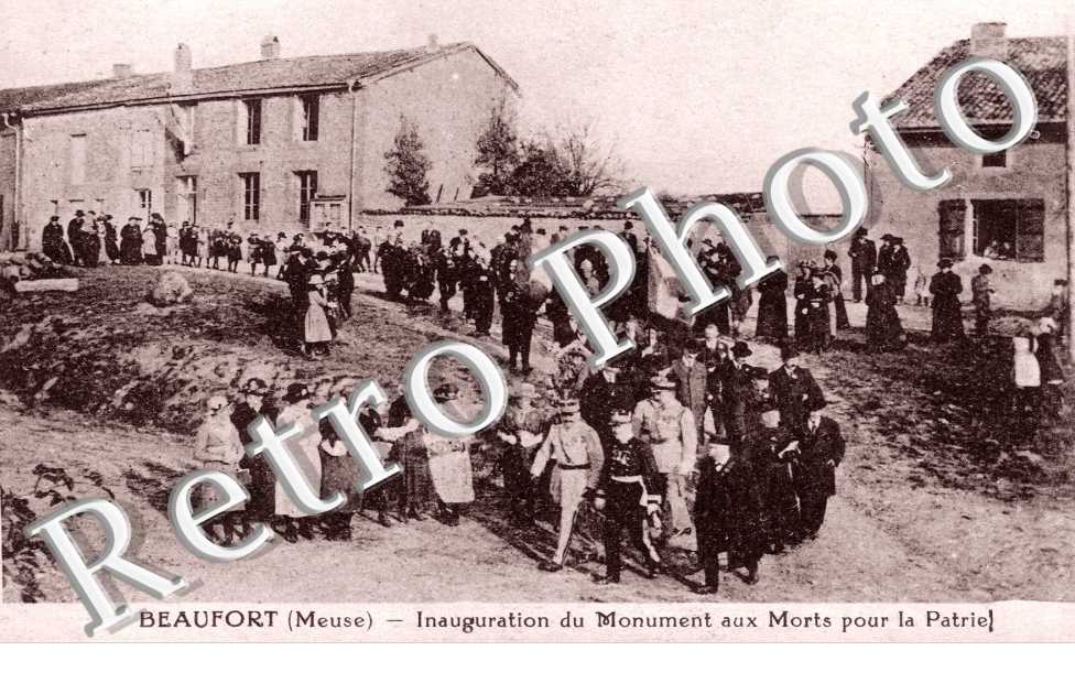 Inauguration du monument aux morts