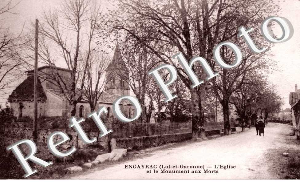 l&#039;eglise et le monument aux morts