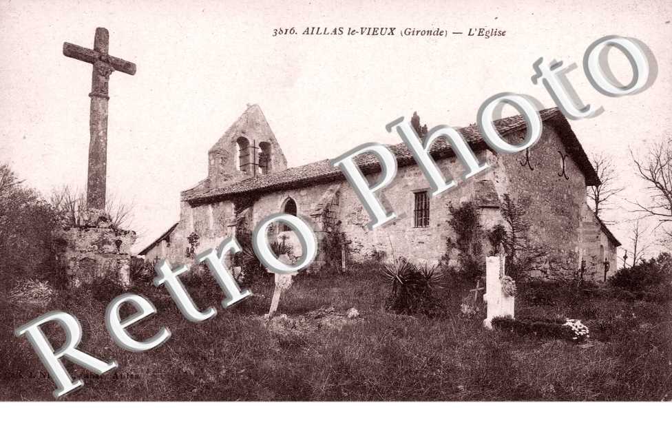 Aillas-le-Vieux  - L&#039;eglise