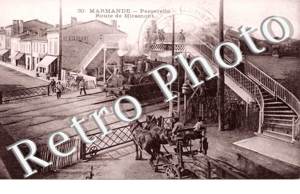 passerelle Route de Miramont