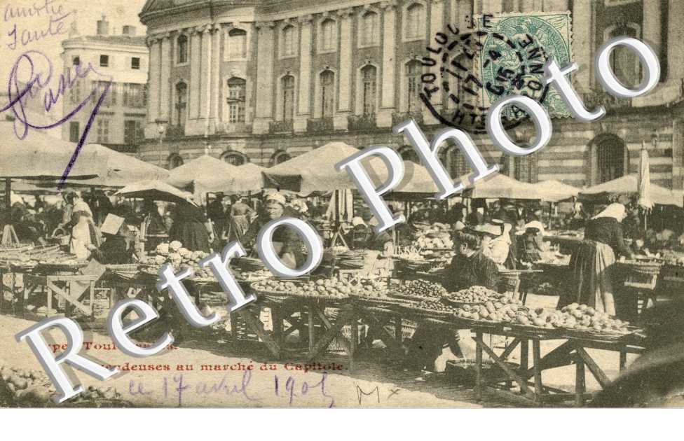 Types Toulousains - Revendeuses au marché du Capitole