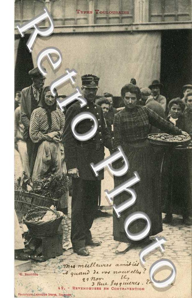 Types Toulousains - revendeuses en contravention